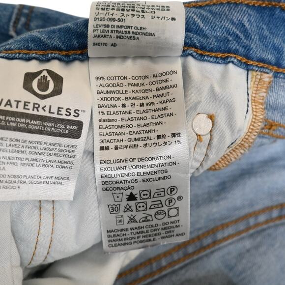 Levi's 501 Original Fit Womens 26x30 Button Fly Jean - Picture 9 of 10